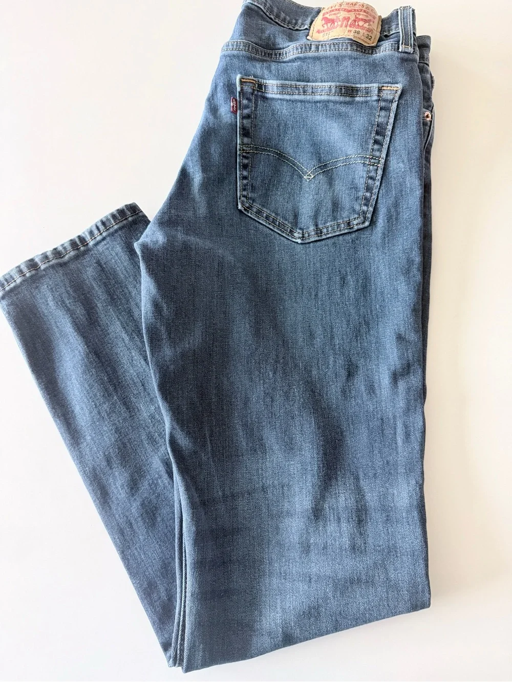 Levi's Men's Blue Straight-Leg Jeans 511